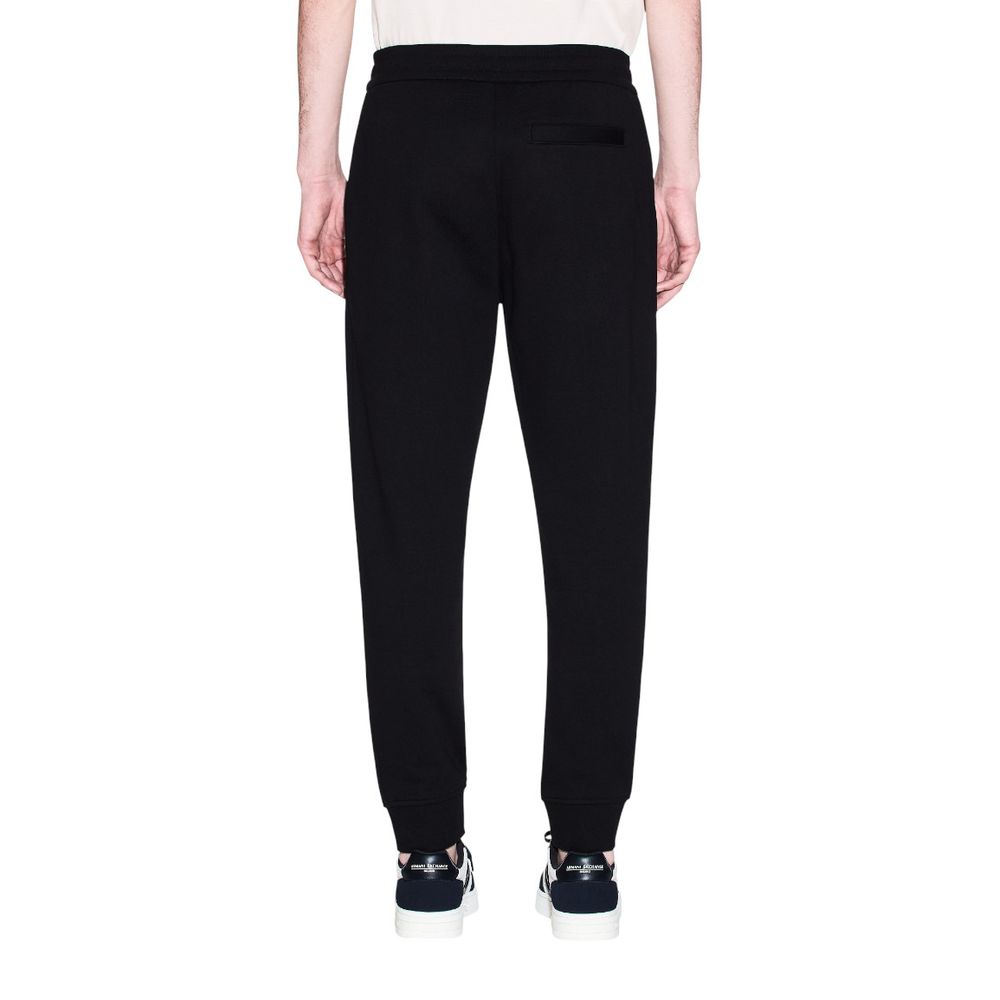 Black Cotton Joggers (Workout Pants)