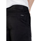 Black Cotton Skinny Pants