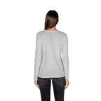 White Cotton Long Sleeve T-Shirt