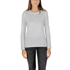 White Cotton Long Sleeve T-Shirt