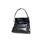 Black Polyethylene Clutch Bag