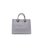 Gray Polyethylene Handbag