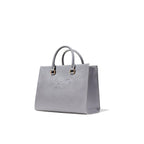 Gray Polyethylene Handbag