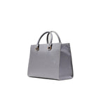 Gray Polyethylene Handbag