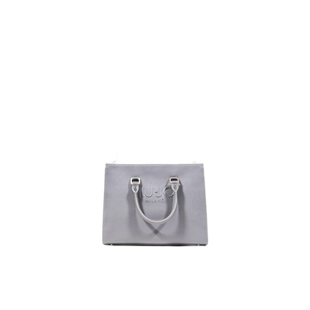 Gray Polyethylene Handbag