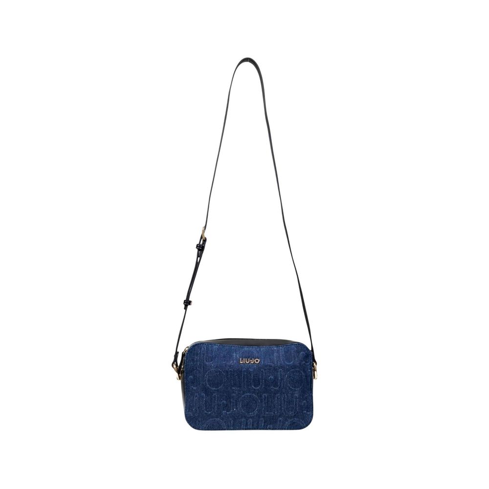 Blue Cotton Handbag