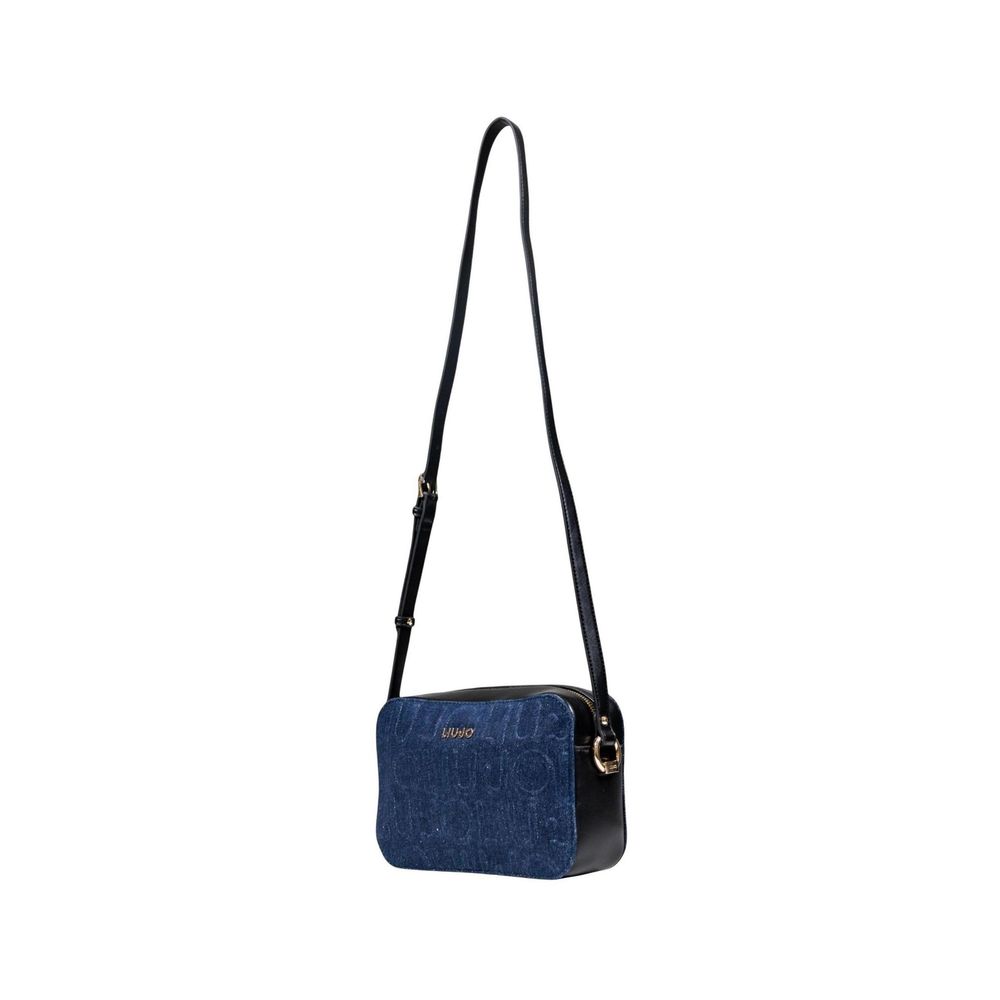 Blue Cotton Handbag
