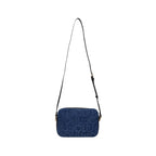 Blue Cotton Handbag