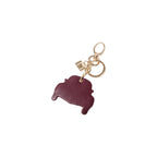 Purple Polyethylene Keychain