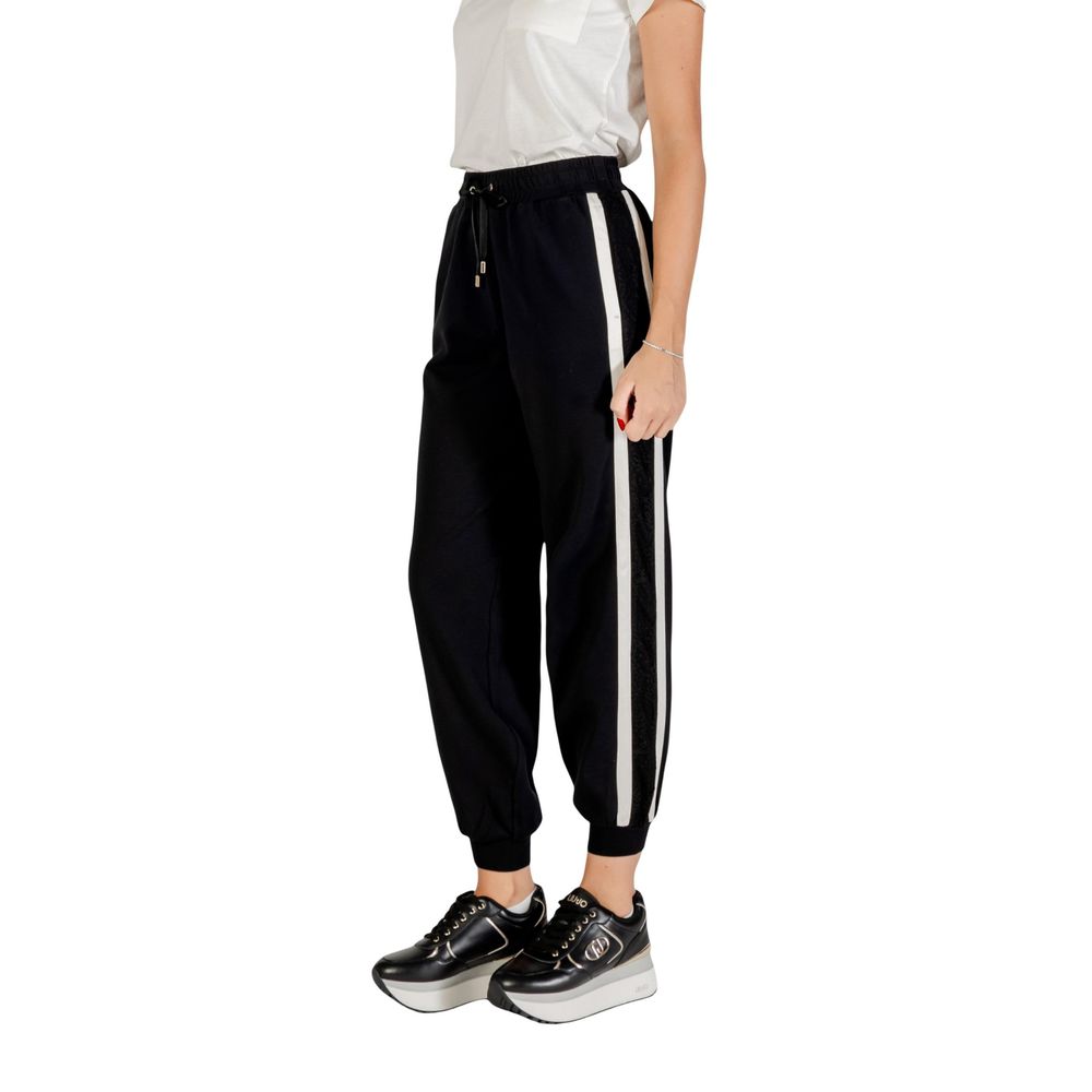 Black And White Cotton Joggers (Workout Pants)