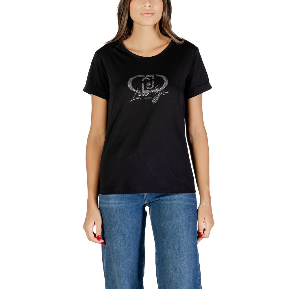 Black Cotton T-Shirt