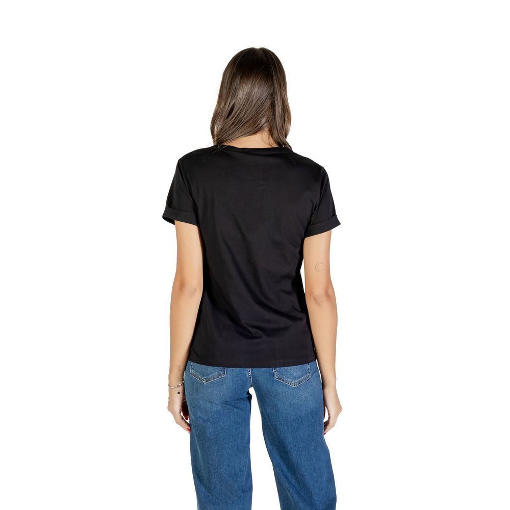 Black Cotton T-Shirt