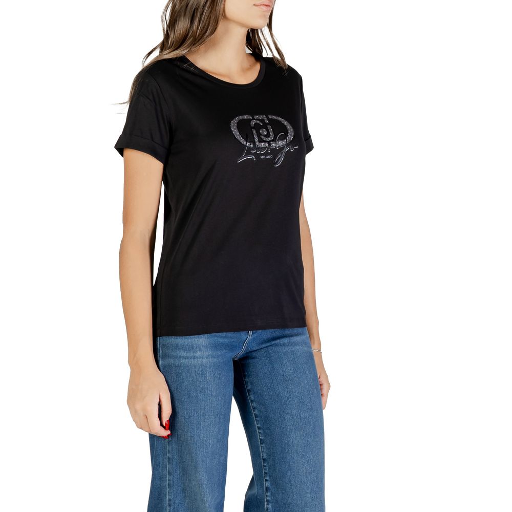 Black Cotton T-Shirt