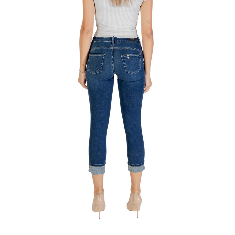 Blue Cotton Mom Jeans