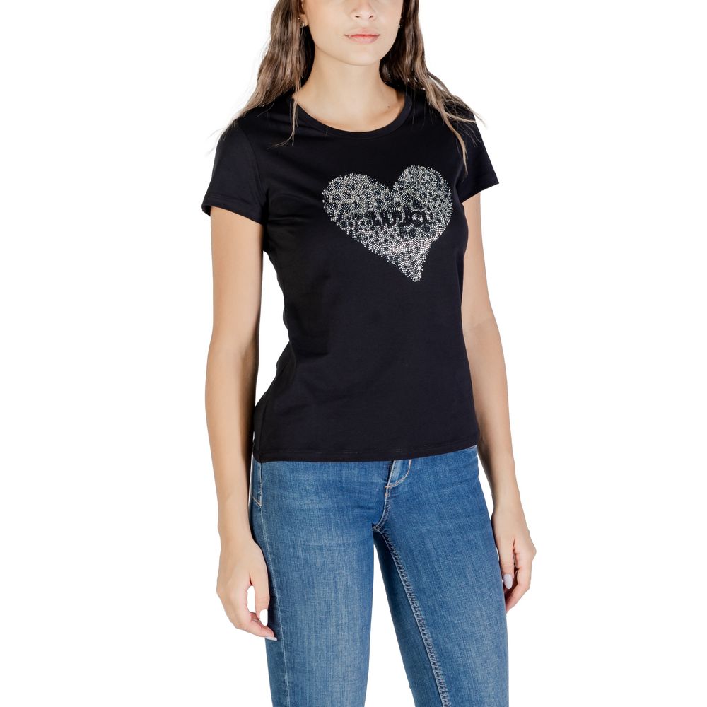Black Cotton T-Shirt
