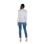 White Cotton Long Sleeve T-Shirt
