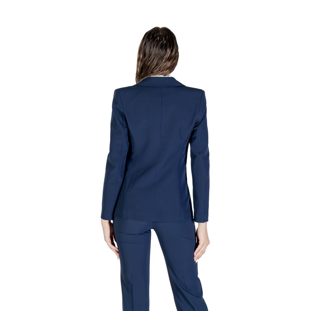 Blue Polyester Blazer