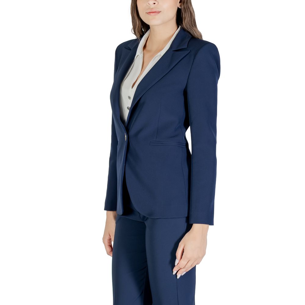 Blue Polyester Blazer