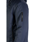 Blue Polyester Coat