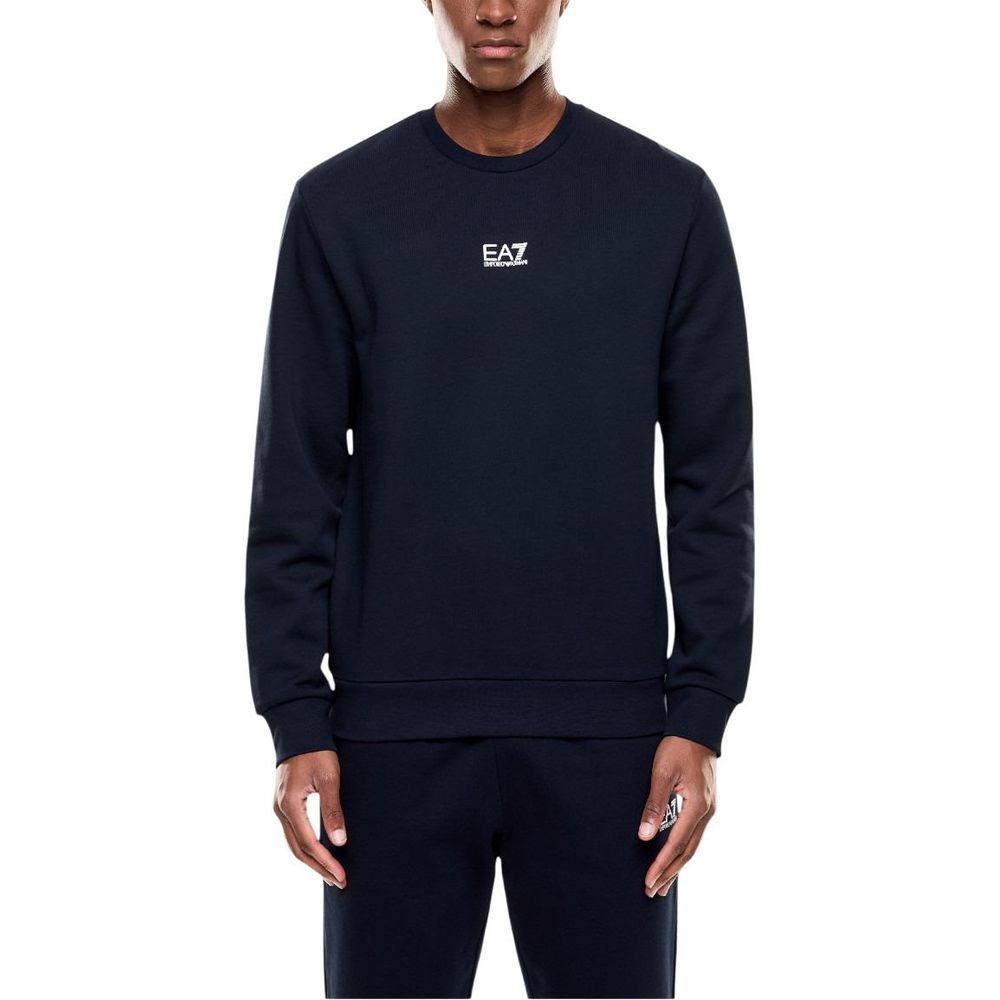 Blue Cotton Sweatshirt