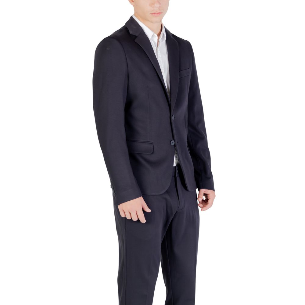 Blue Viscose Blazer