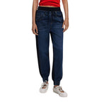 Blue Cotton Joggers (Workout Pants)