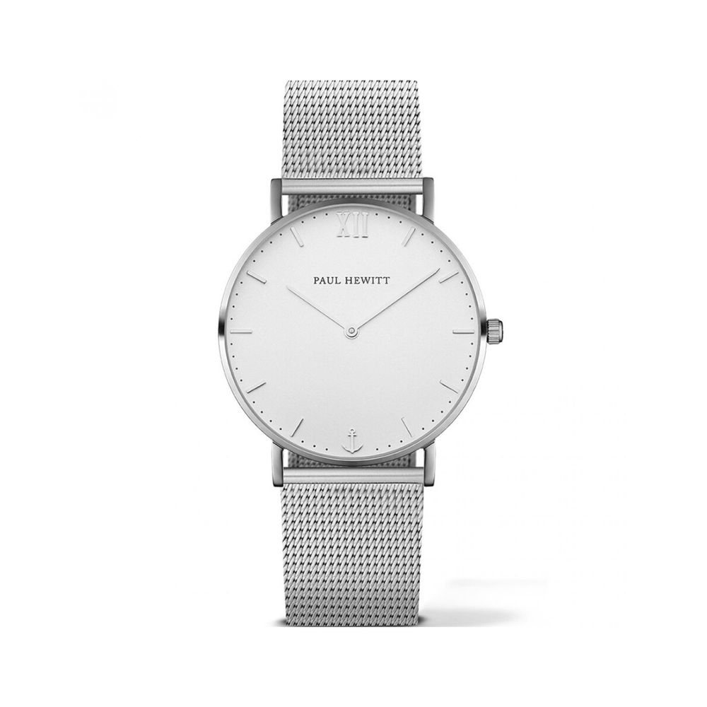 Gray Stainless Steel Dress Watch