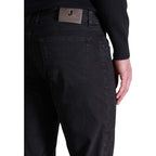 Black Cotton Skinny Pants