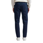 Blue Cotton Skinny Pants