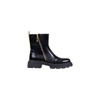 Black Polyethylene Ankle Boots