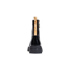 Black Polyethylene Ankle Boots