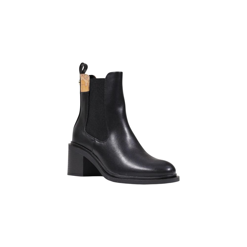 Black Polyethylene Ankle Boots