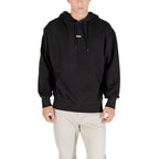 Black Cotton Hoodie