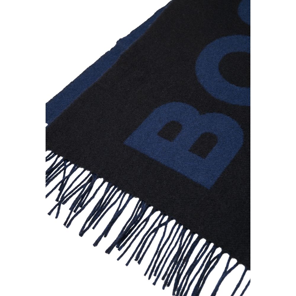 Black Wool Scarf