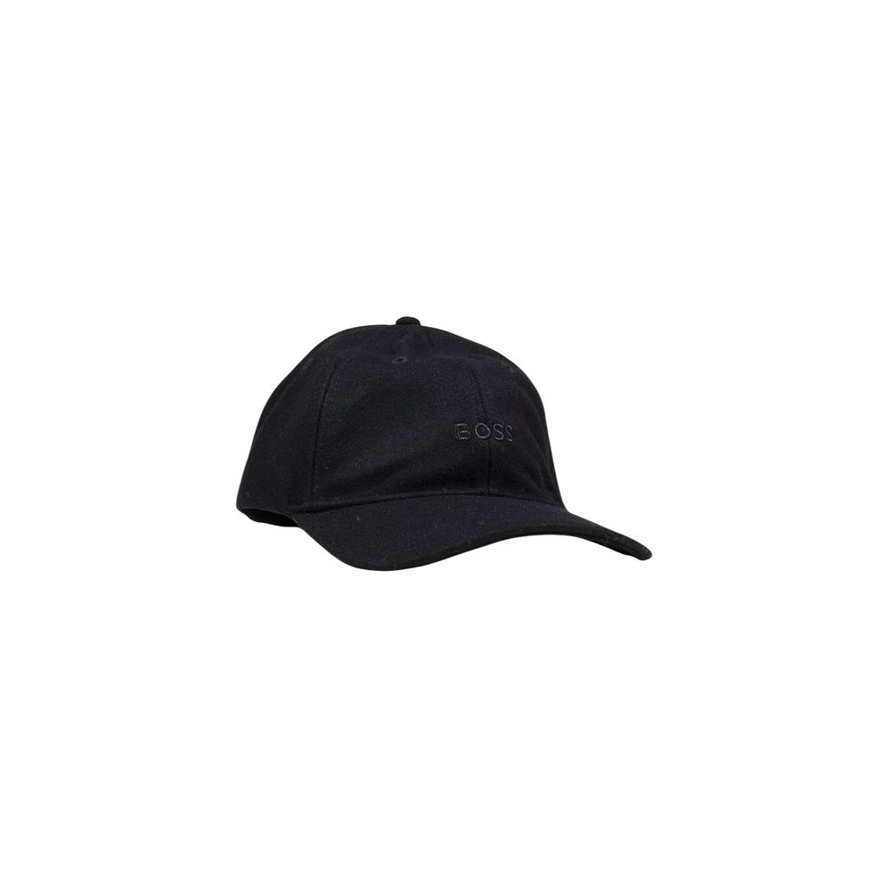 Black Wool Cap (Baseball Hat)