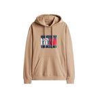 Beige Recycled Cotton Hoodie