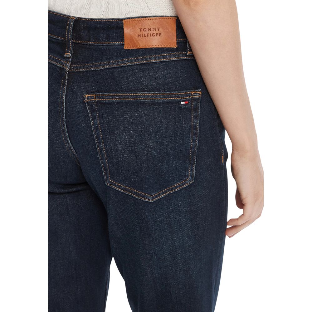 Blue Recycled Cotton Mom Jeans