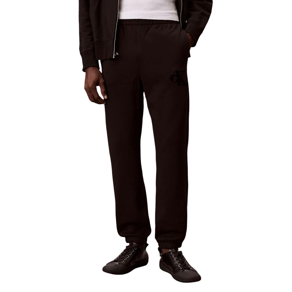 Black Cotton Joggers (Workout Pants)