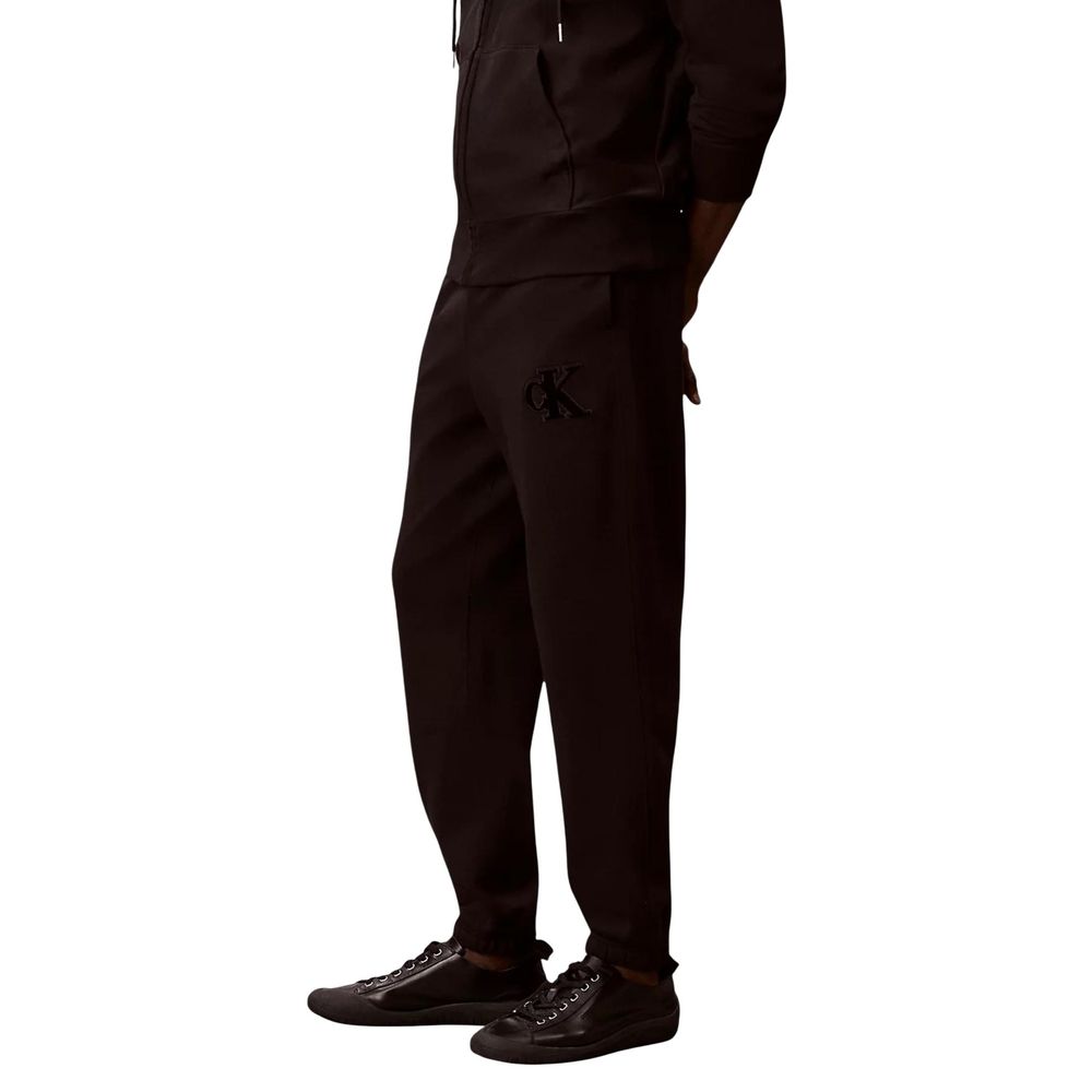 Black Cotton Joggers (Workout Pants)