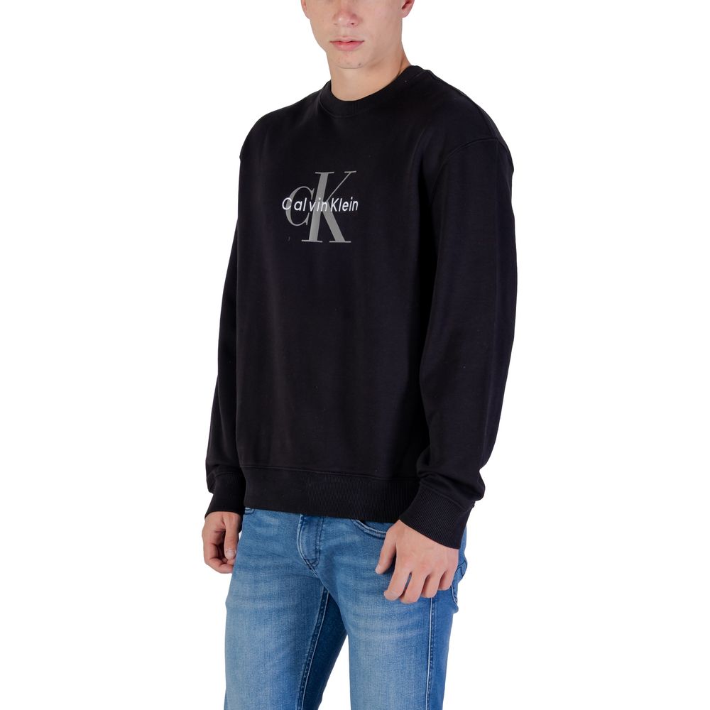 Black Cotton Sweatshirt