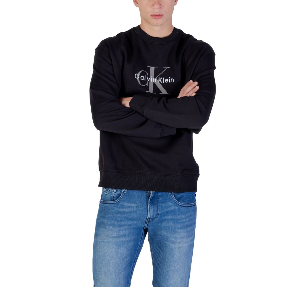 Black Cotton Sweatshirt