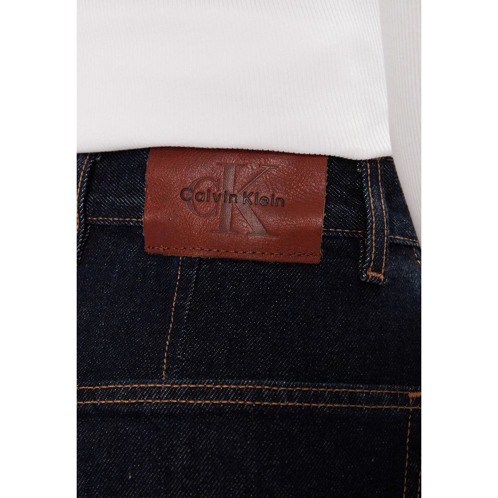 Blue Cotton Mom Jeans