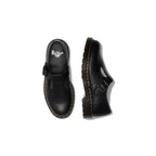 Black Leather Platform Pumps