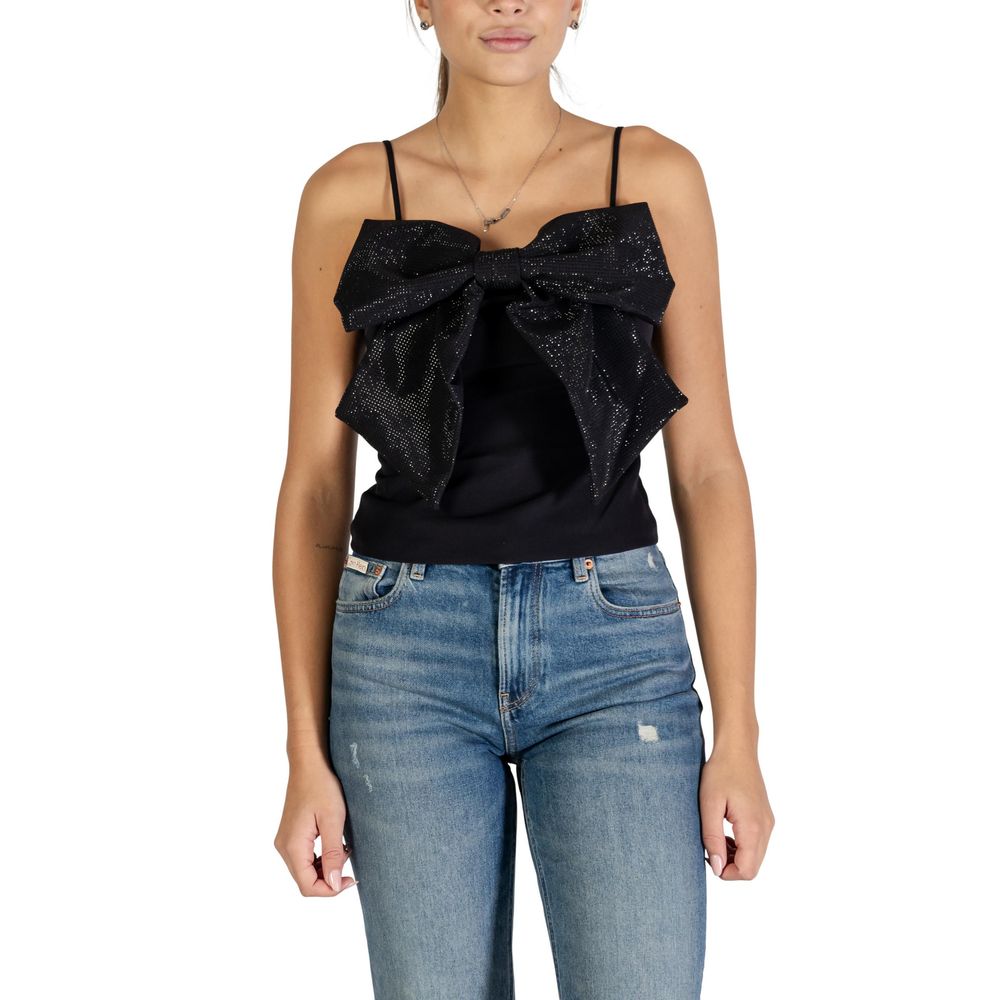 Black Polyester Top