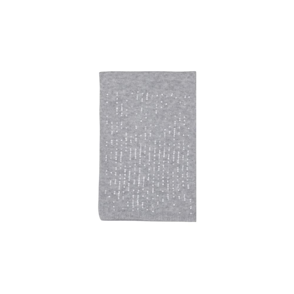 Gray Recycled Polyester Scarf