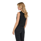 Black Recycled Polyester Waistcoat