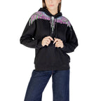 Black Cotton Hoodie