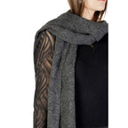 Gray Recycled Polyester Scarf