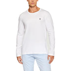White Cotton Long Sleeve T-Shirt