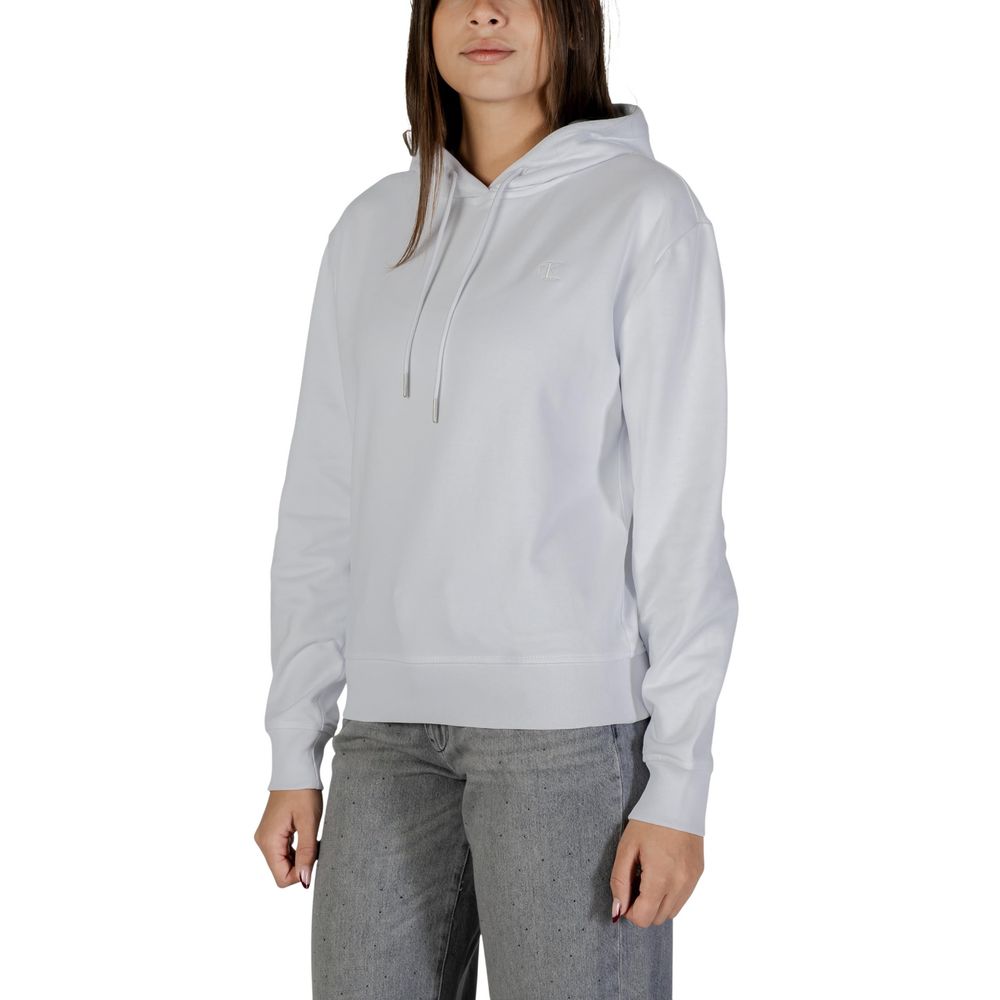 White Cotton Hoodie